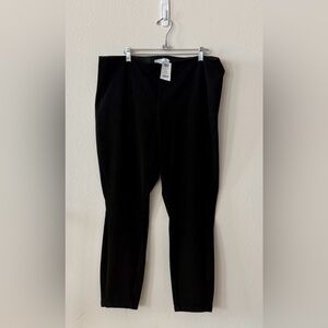 🆕 Encore by Idina Menzel Black Knit Denim Legging *NWT* $79 Large-Petite QVC